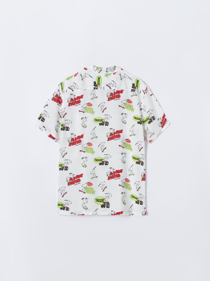 Camiseta estampada do Snoopy Peanuts™ - Branca