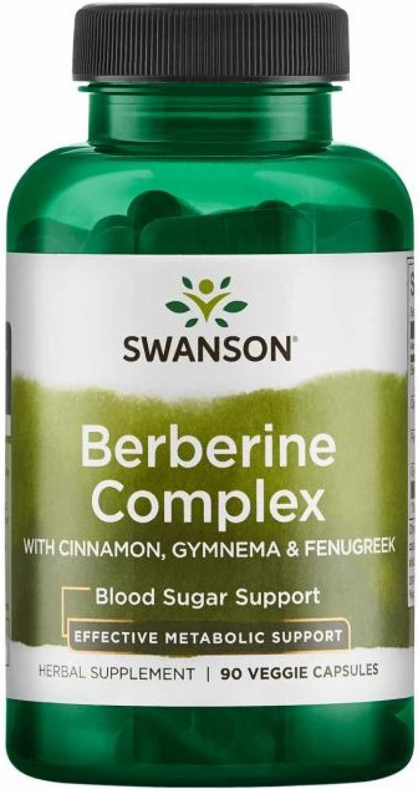 Swanson Berberine Complex 90 cápsulas vegetais