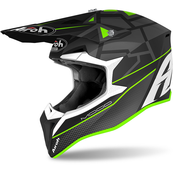 Airoh - Casque Wraap Mood Noir / Gris / Vert