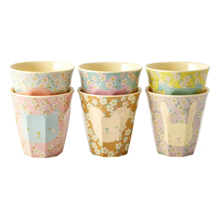 Rice Gobelets Liberty Pastel - Set de 6
