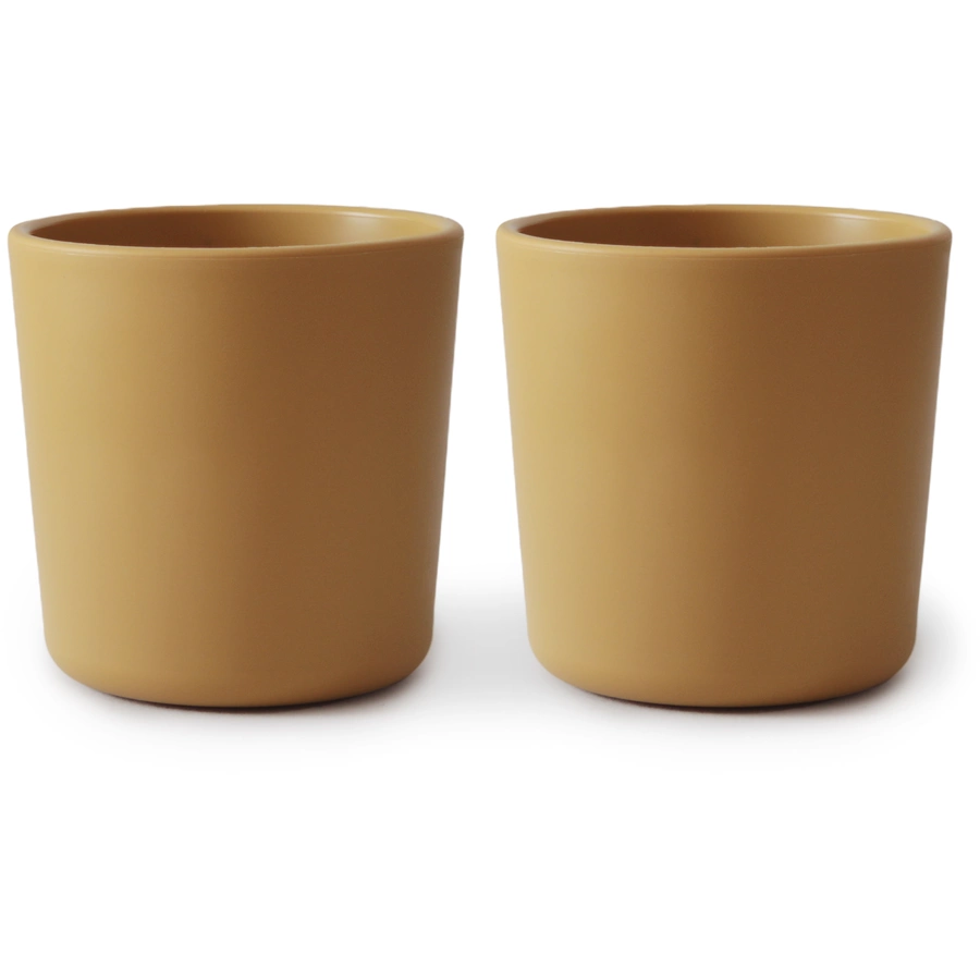 mushie Becher 200 ml 2 Stück, Mustard