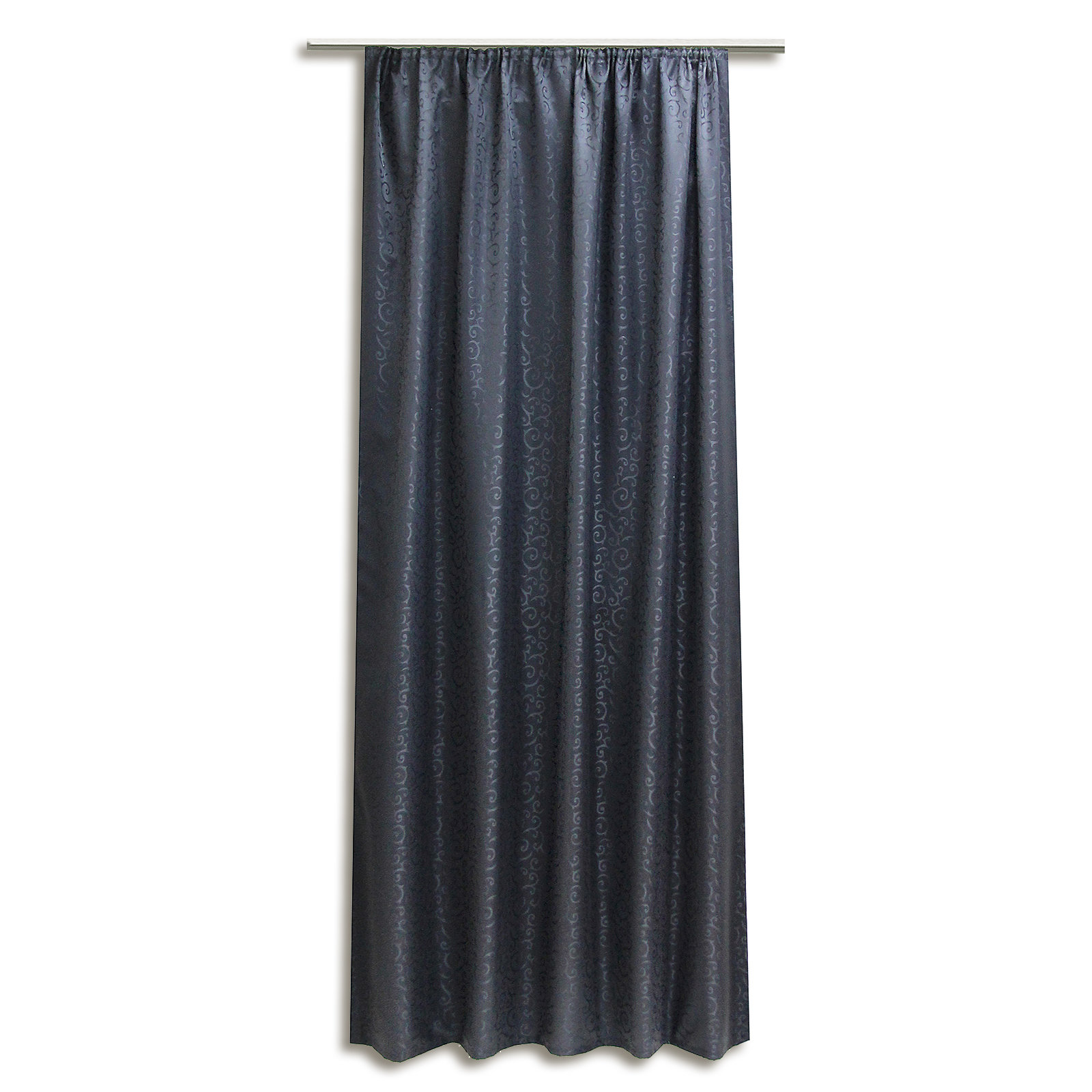 homara Vorhang - anthrazit - Jaquard - 140x245 cm