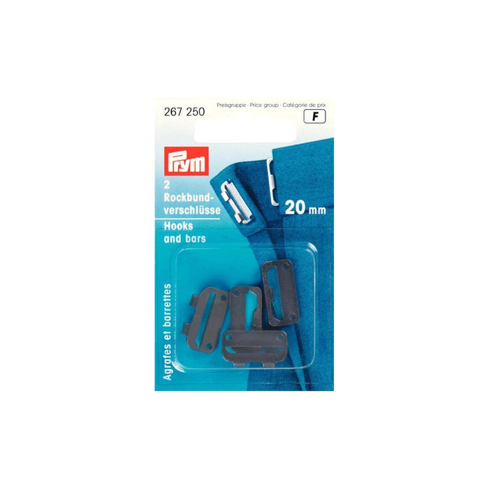 Prym-2 rokhaken 20 mm zwart