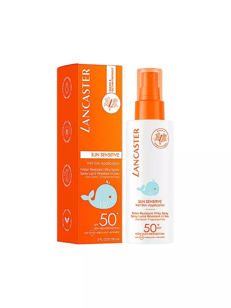 LANCASTER  Clean Sun Sensitive Kids Milky Spray SPF 50 150ml keine Farbe
