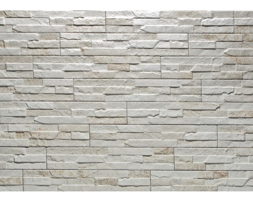 Porseleinen gevelbekledingspanelen Bologna wit 8 x 44,5 cm