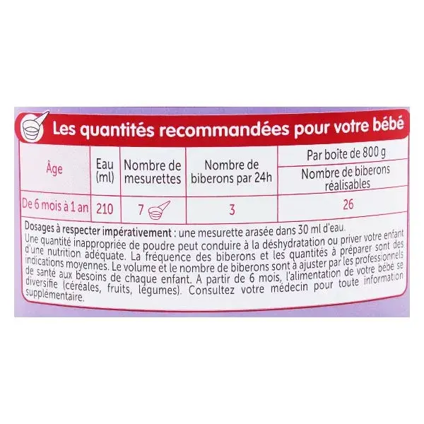 Leite Guigoz Evolia A2 Fase 2 800g