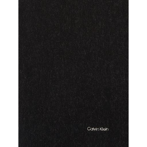 Calvin Klein Fringes Two Tones Halstørklæde, Black/Gray Morn