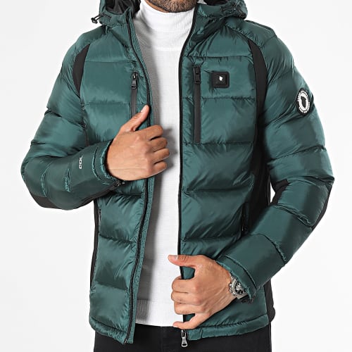 Doudoune Chauffante Capuche Avoriaz Vert