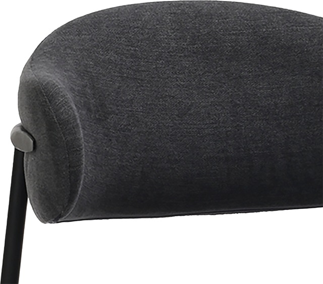 byLIVING Esszimmerstuhl »Jersey (2er-Set)« (Set) Gestell Metall schwarz, Küchenstuhl, Webstoffbezug, diverse Farben