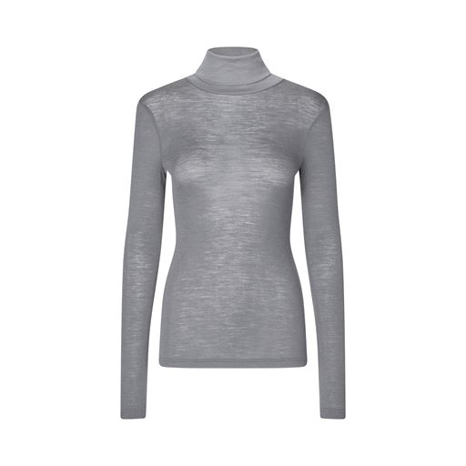 mbyM Ina-M Bluse, Medium Grey Melange, M