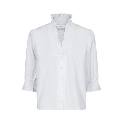 Neo Noir Briony C Poplin Bluse, White, 36