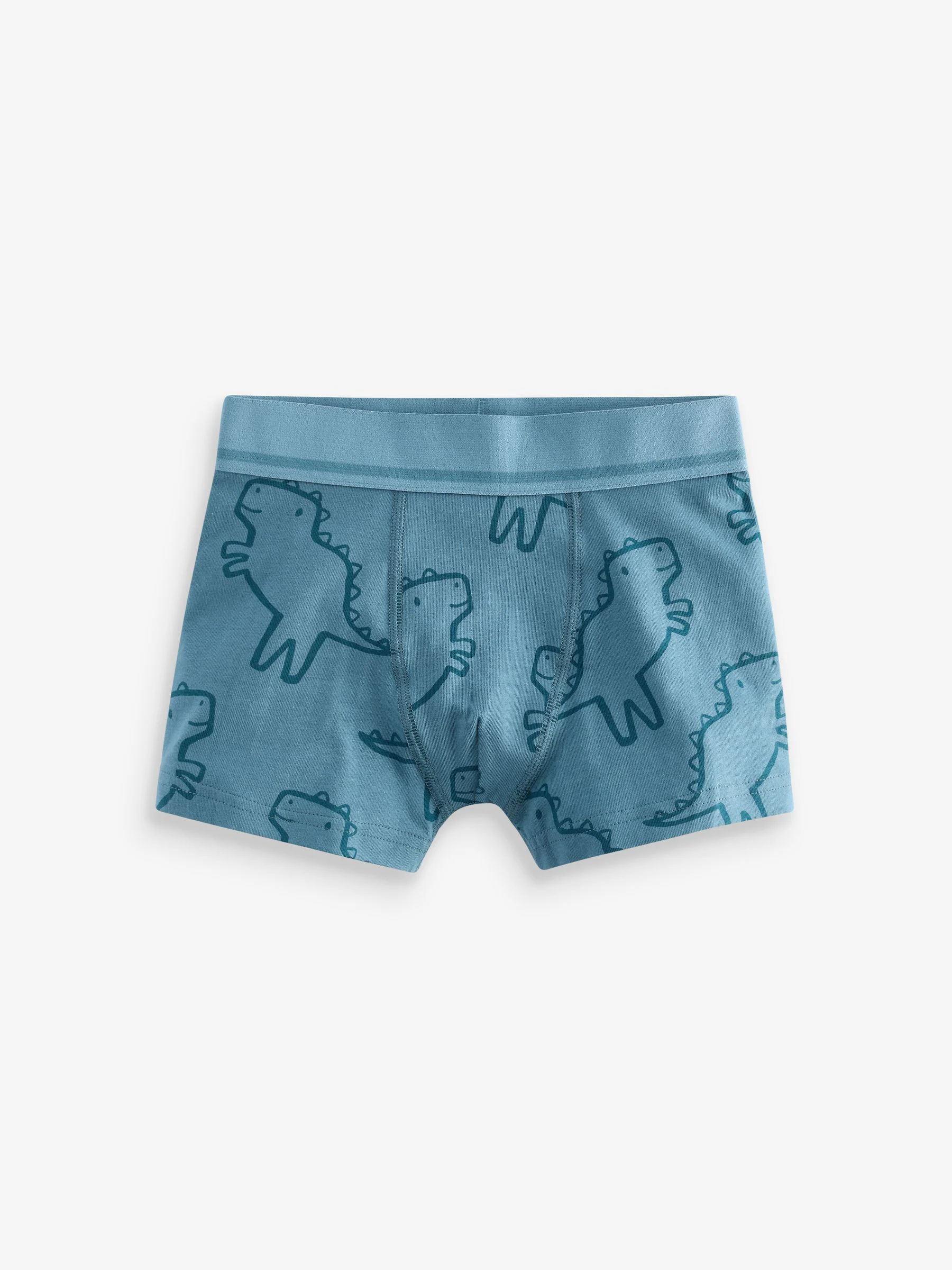 Lijntjes en dinoprint - Verpakking van 5 trunks met motief (1,5-16jr)
