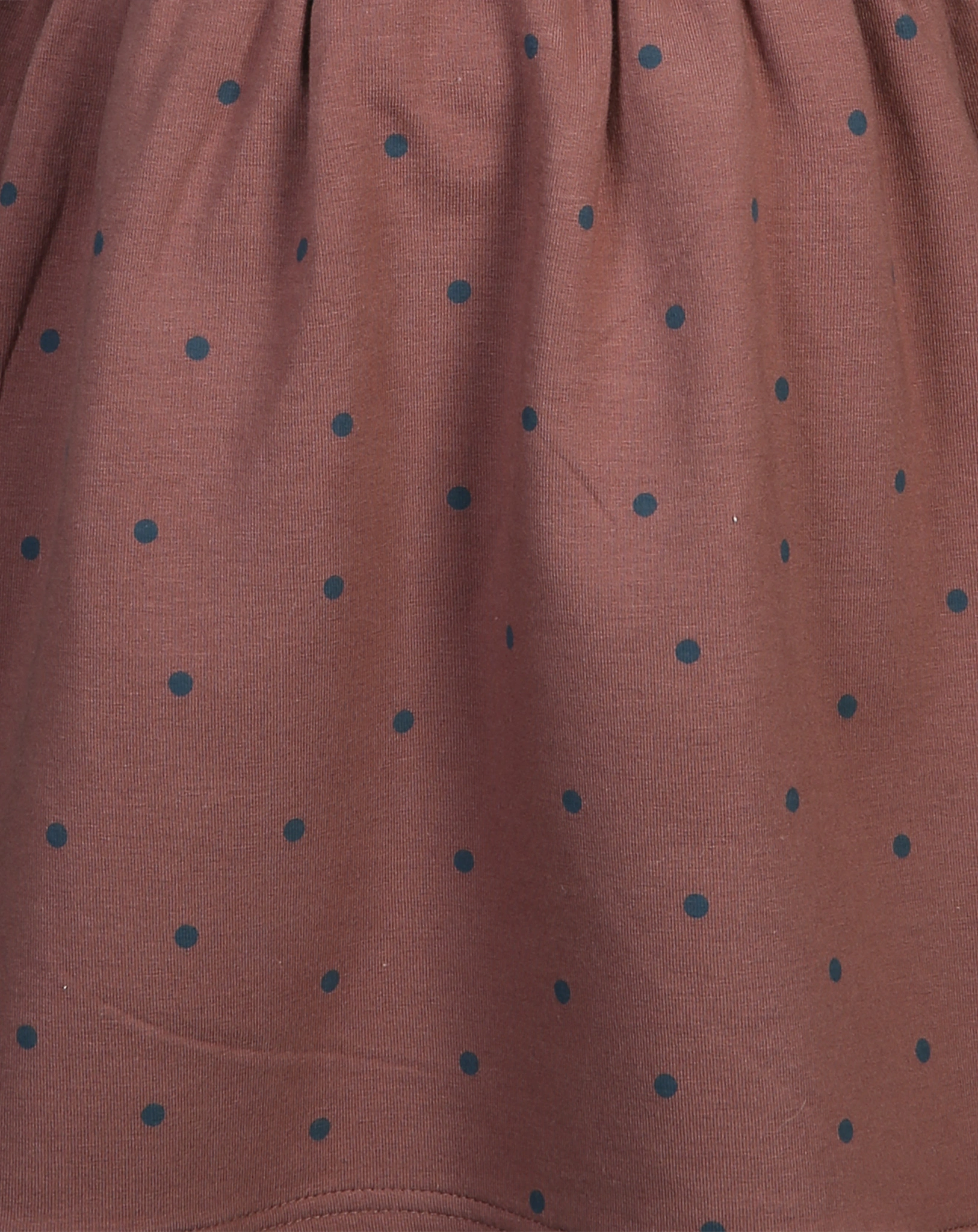 Kleid DORAS in mahogany dot