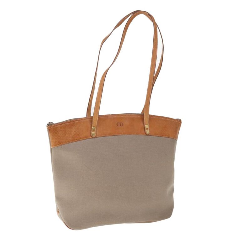 Dior Vintage Dior Tote Grey