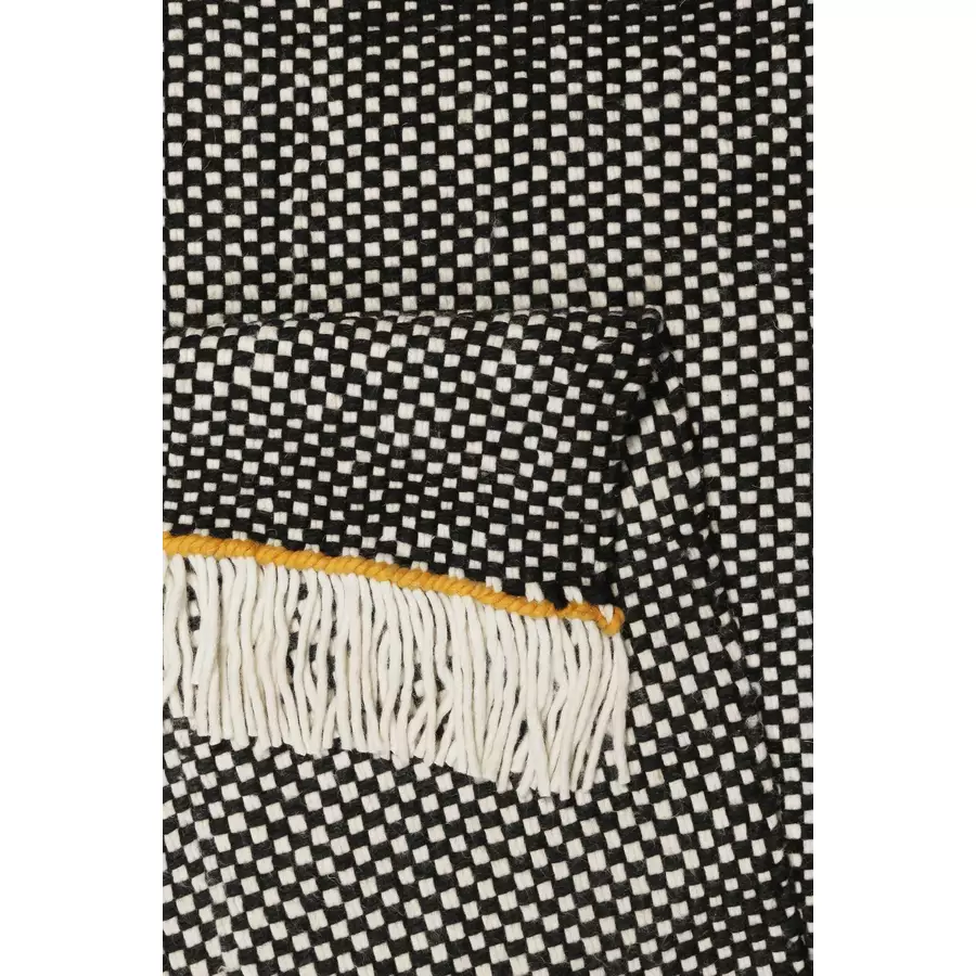 Esprit Handweb-Teppich Casa schwarz