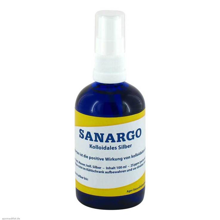 Sanargo kolloidales Silber Sprühflasche, 100 ml
