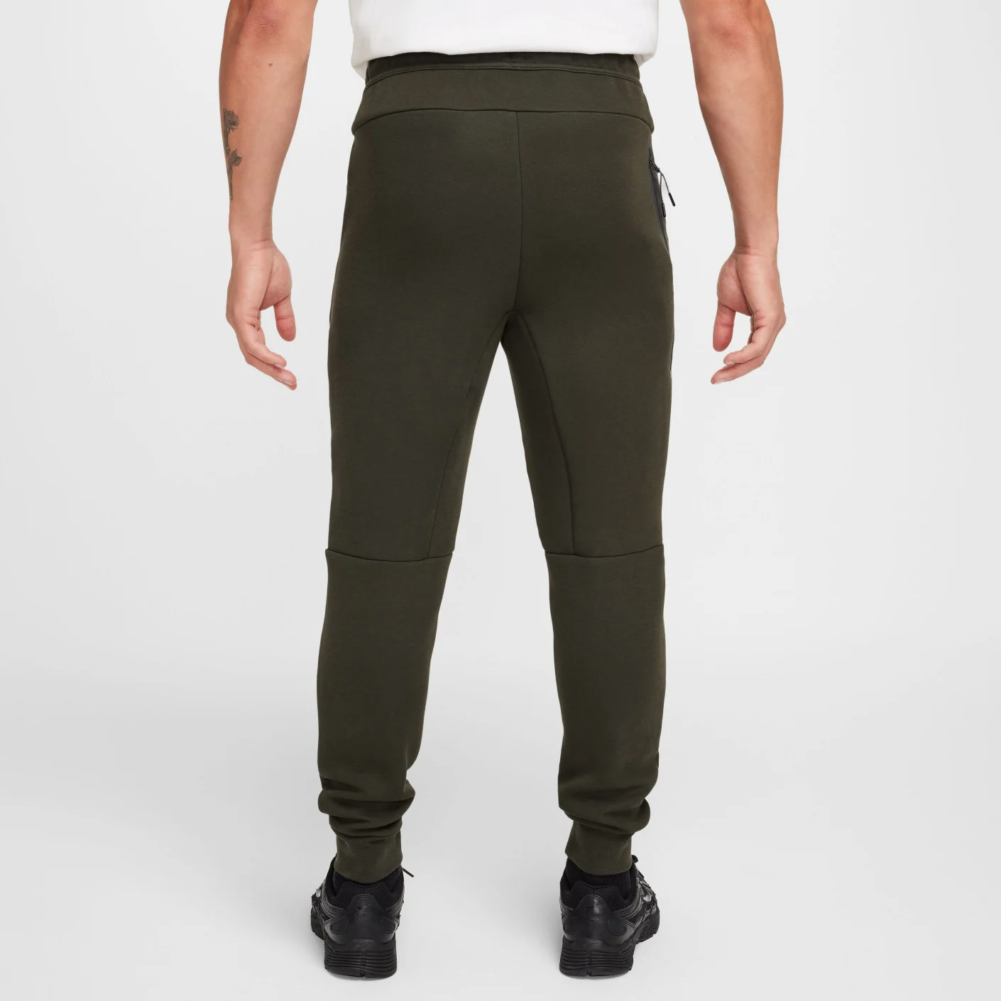 Nike Tech Fleece Sportswear Joggingbroek Donker Olijfgroen Olijfgroen Zwart