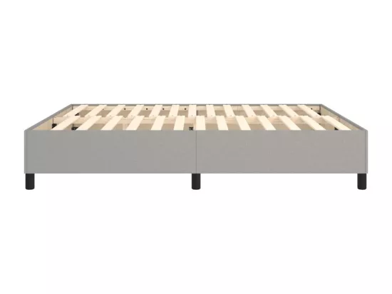 Sommier à lattes de lit Gris clair 160x200 cm Tissu