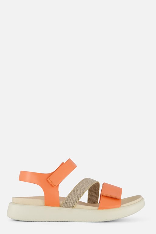 Ecco Flowt W Sandalen oranje Leer