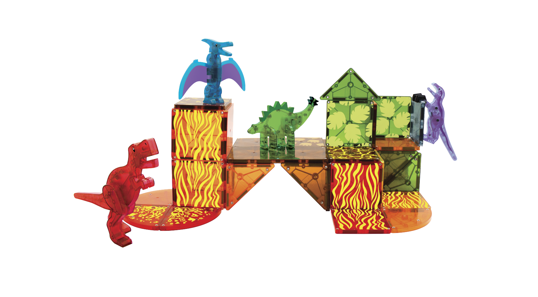 Magna-Tiles - Dinosaur Verden 40 dele