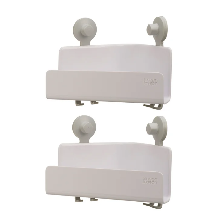Joseph Joseph - EasyStore Duschablage, weiss (2er Pack)