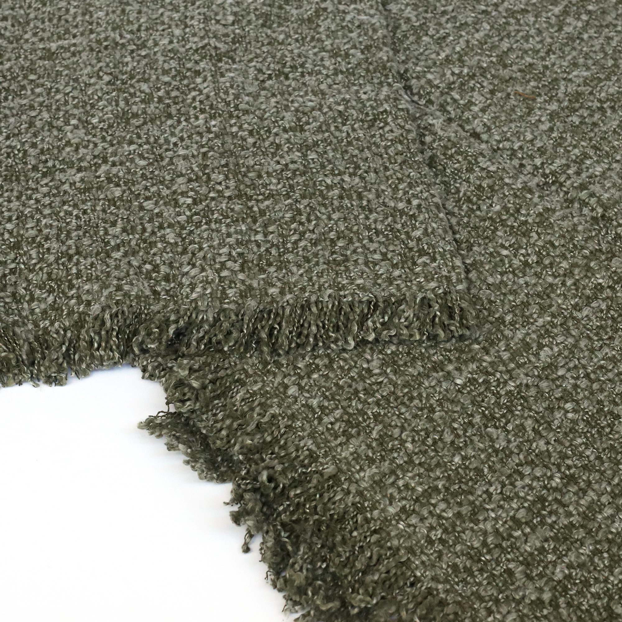 Throw 'Kimon' grün, B 170 cm, L 130 cm von fischer's lagerhaus