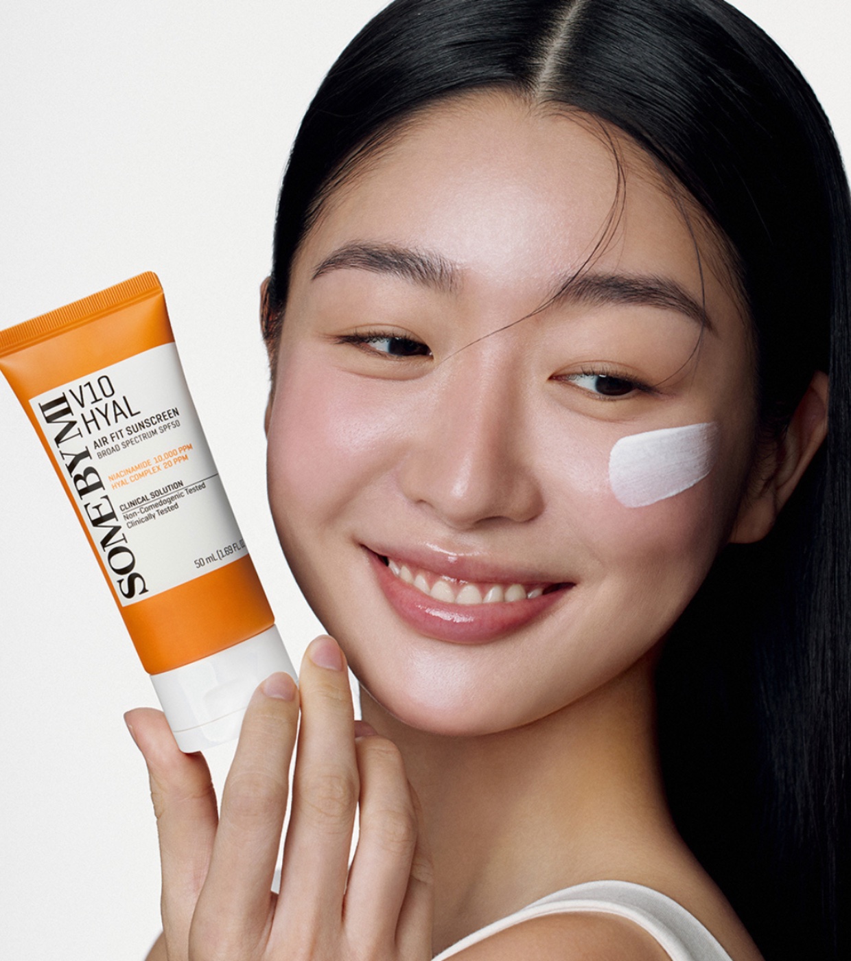 Some by mi - Protetor solar facial V10 Hyal Air Fit SPF50+