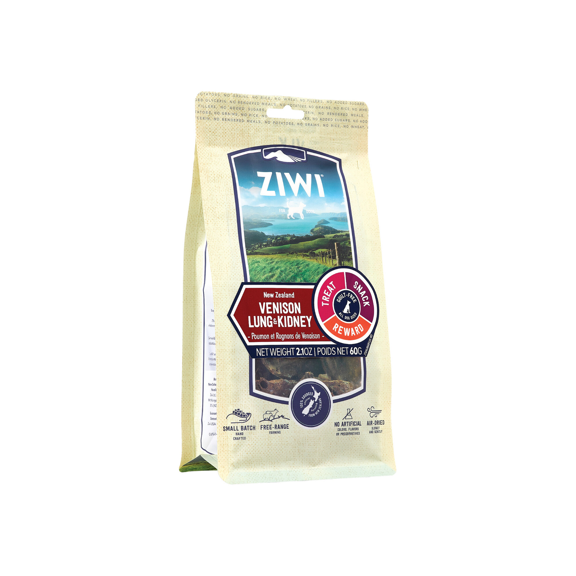 ZIWI Peak Hondensnack Hertenlong & Hertennier
