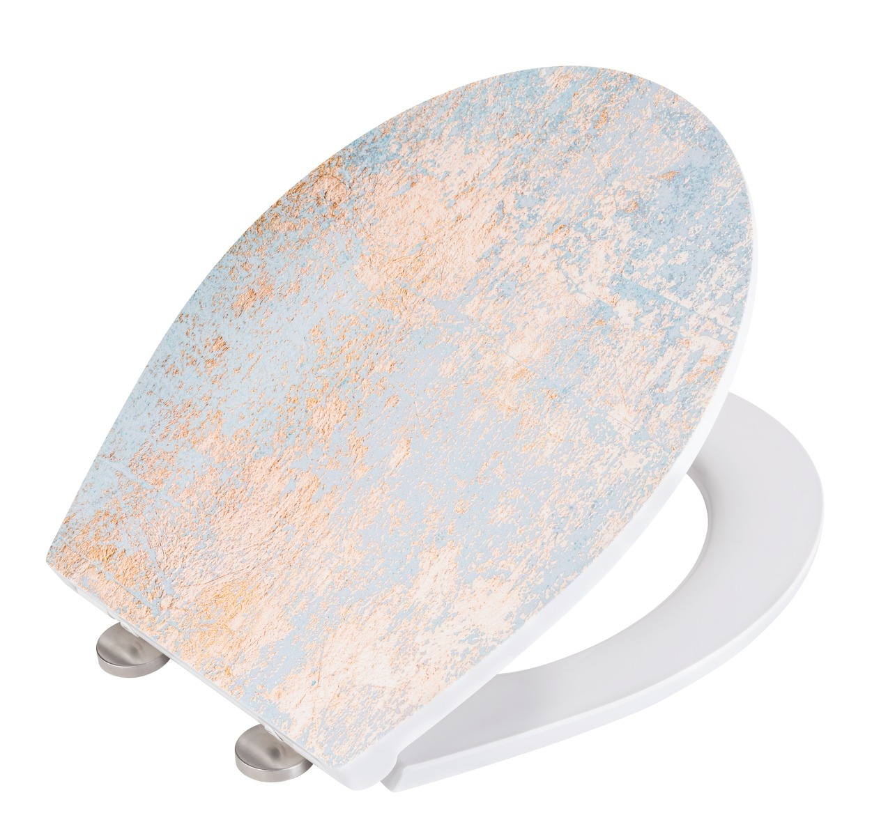 Wenko Embossed softclose toiletzitting Agate