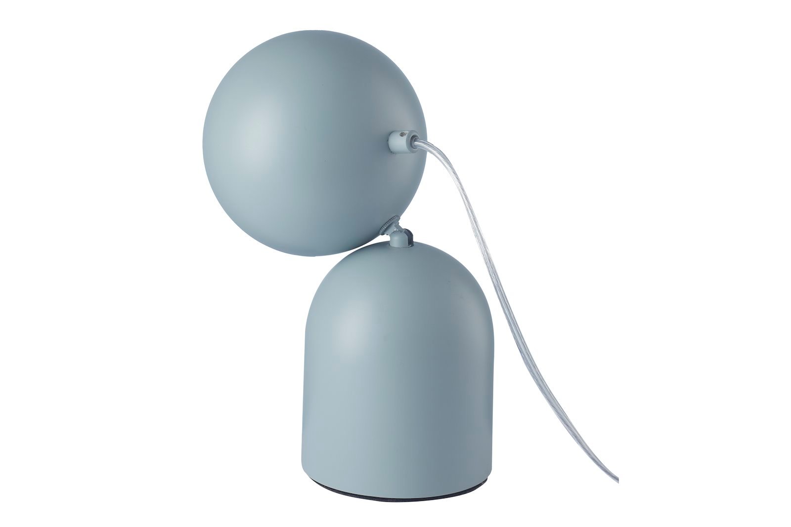 Astra bordlampe Lys grå høyde 24cm med ledning og bryter Maks LED 5W GU10