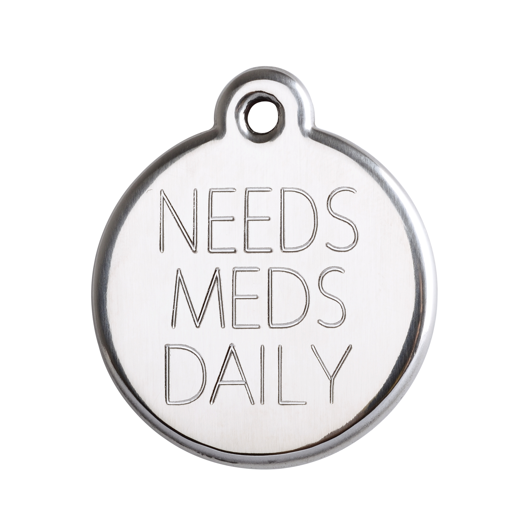 Placa de identificação para cães em aço inoxidável esmaltado com o símbolo Purple Heart