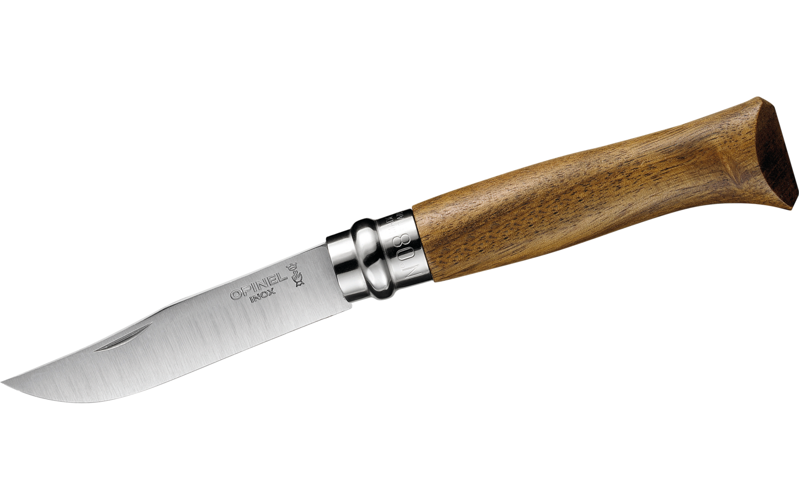 Opinel N°08 Taschenmesser Klingenlänge 8,5 cm Olivenholz