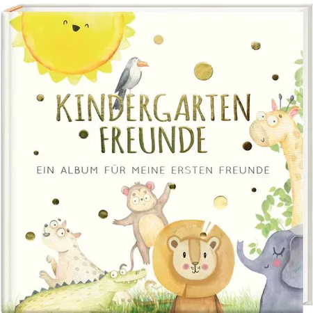 PAPERISH Kindergartenfreunde - Safari: ein Album für meine ersten Freunde (Freundebuch) von Pia Loewe