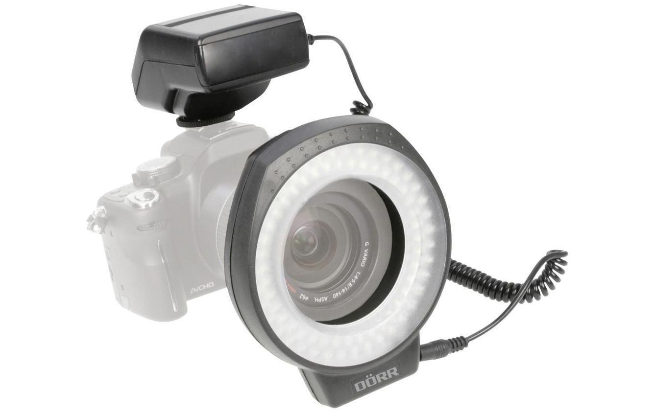 Blitzgerät LED Macro Ultra 80 Ringlicht<br>Makrofotografie mit 80 LEDs