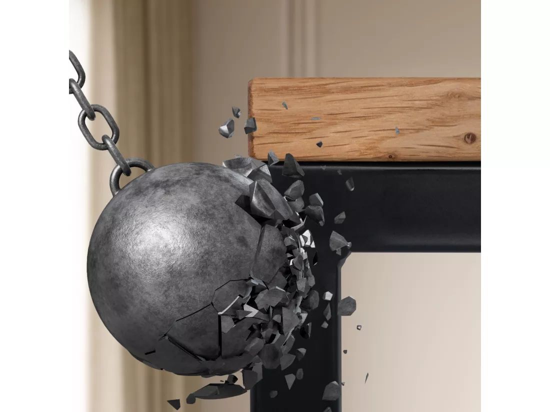 Table d'appoint - carré - Bois - 100 x 45 cm - Chêne - Manteo
