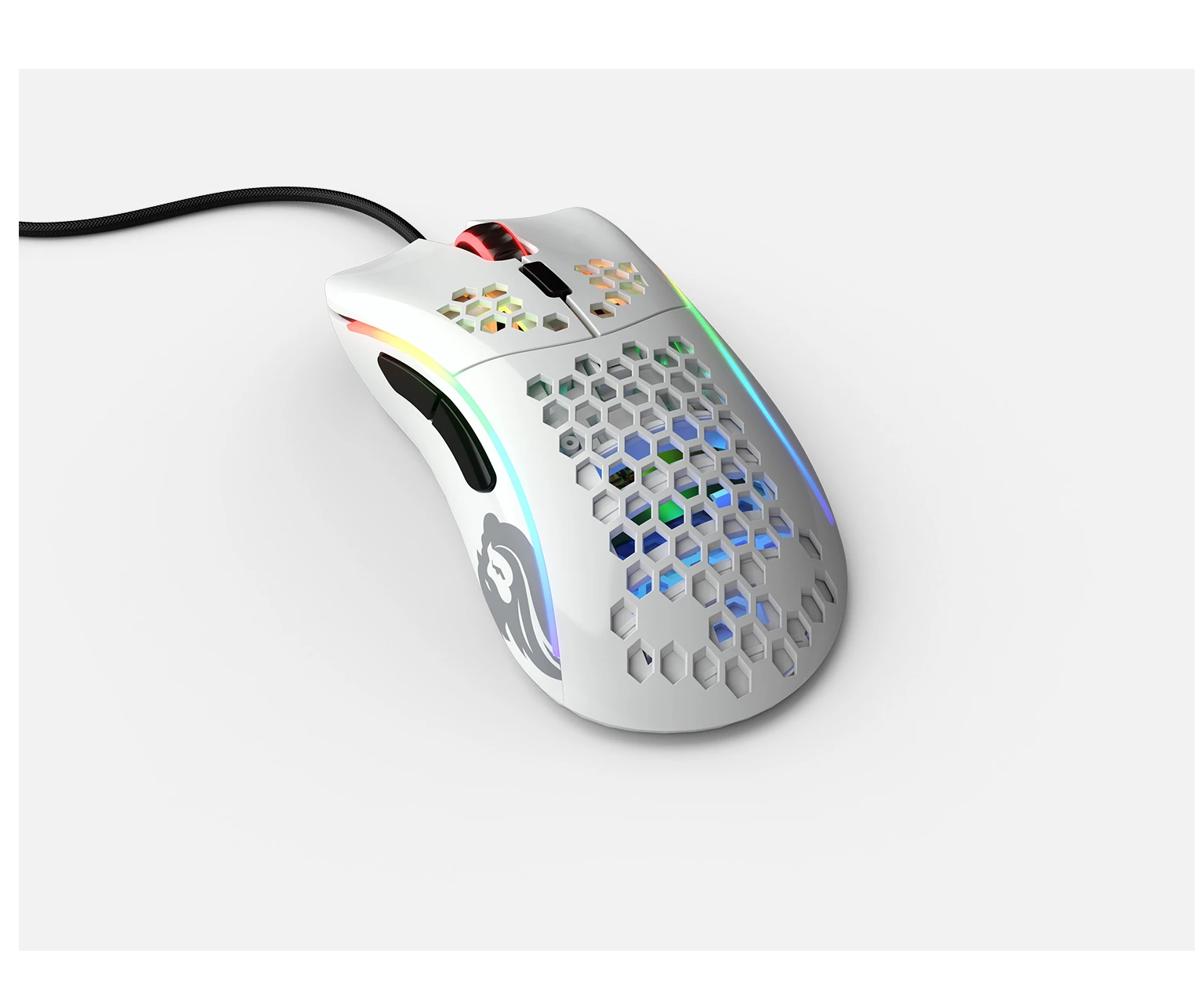 Glorious PC Gaming Race Model D- Souris Gaming - Blanche brillante