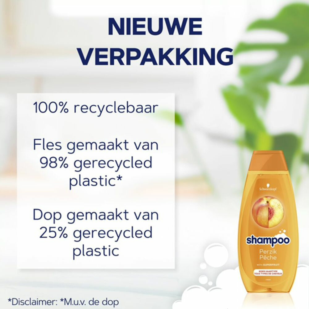 5x Schwarzkopf Perzik Shampoo400 ml