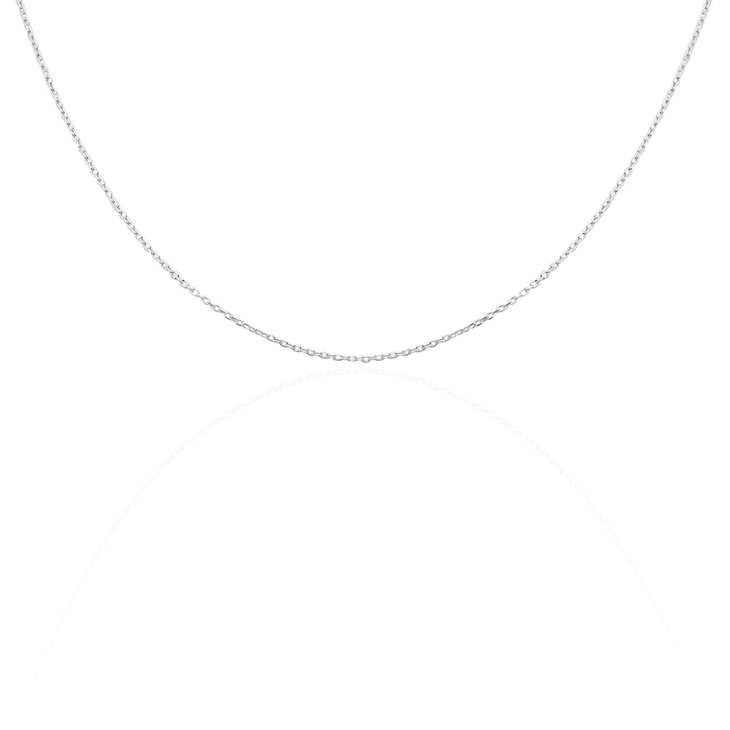Chaîne Claudine Maille Forçat Argent Blanc