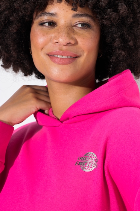 Hoodie, oversized, Rücken-Print, Kapuze