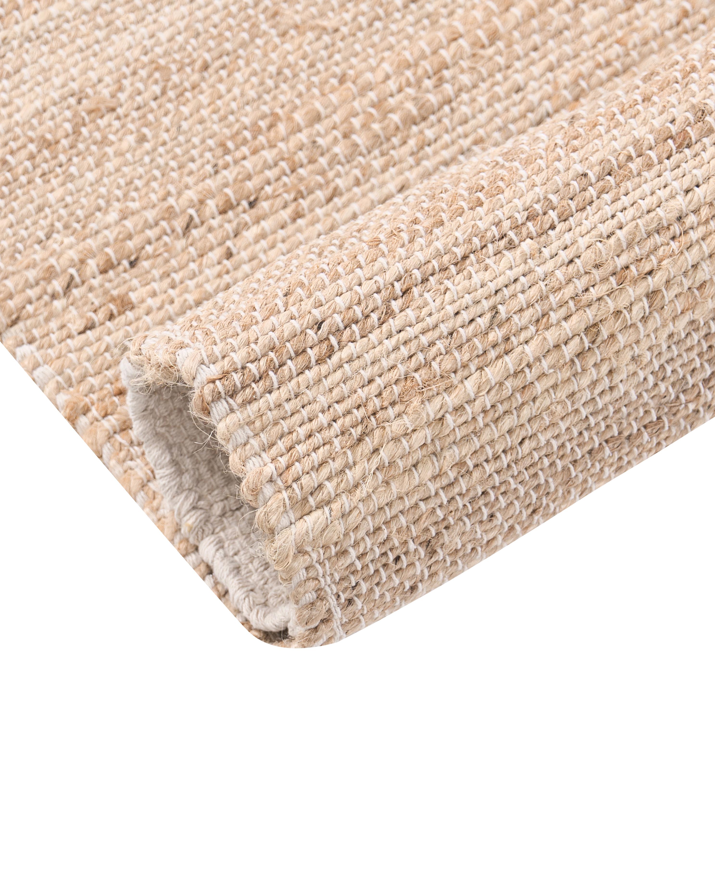 Vloerkleed AMRAVATI Lichtbeige 160 x 230 cm Jute