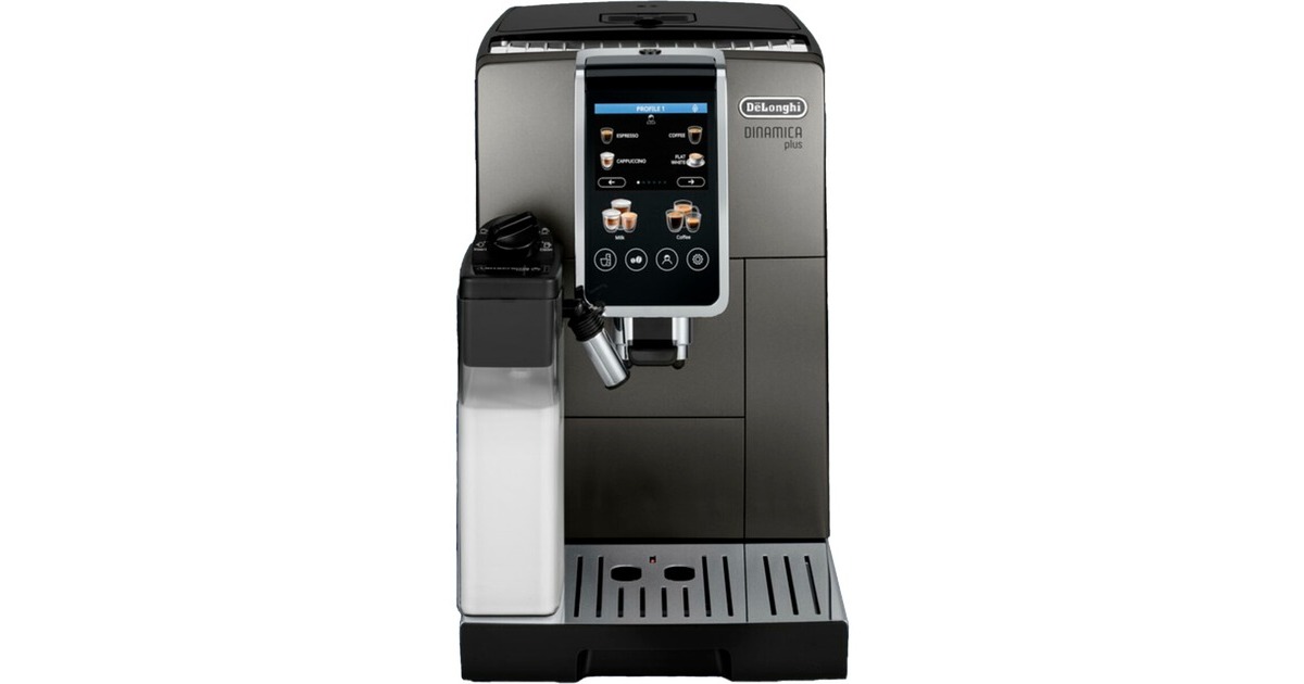 DeLonghiDinamica Plus ECAM380.95.TB volautomaat  (Titanium/titanium)