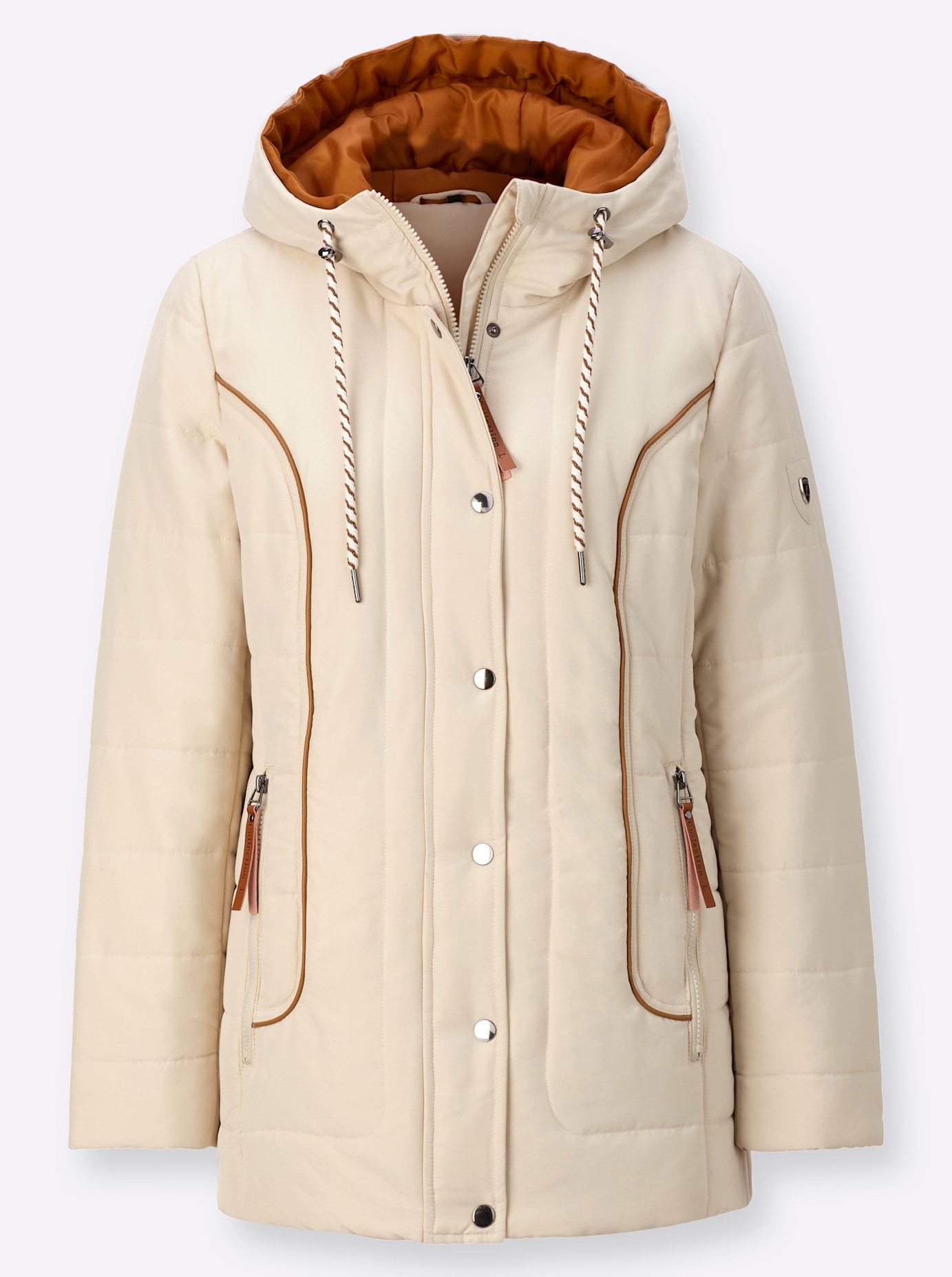 Casual Looks Steppjacke mit Kapuze