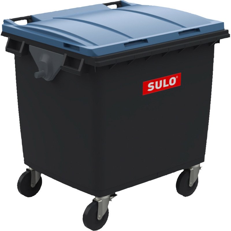 Conteneur à déchets 4 roues 1000 litres extérieur