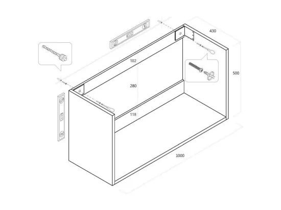 Ensemble salle de bain 4 pièces NETTUNO chêne miel