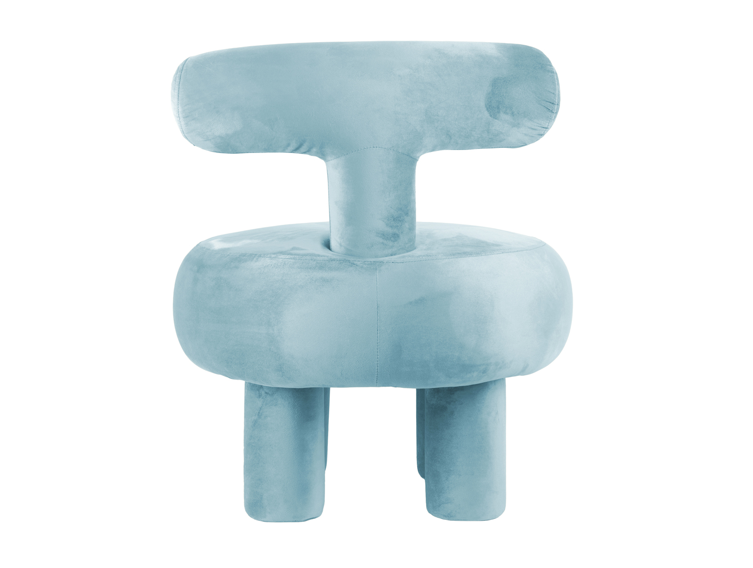 Chair Abrazo velvet soft blue