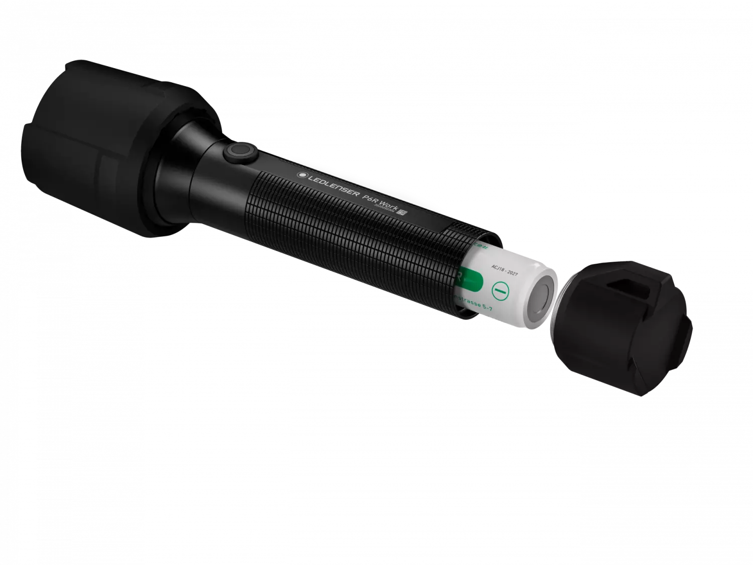 Ledlenser P6R Work 3,6V accu LED zaklamp - oplaadbaar - IP68 - 700Lm