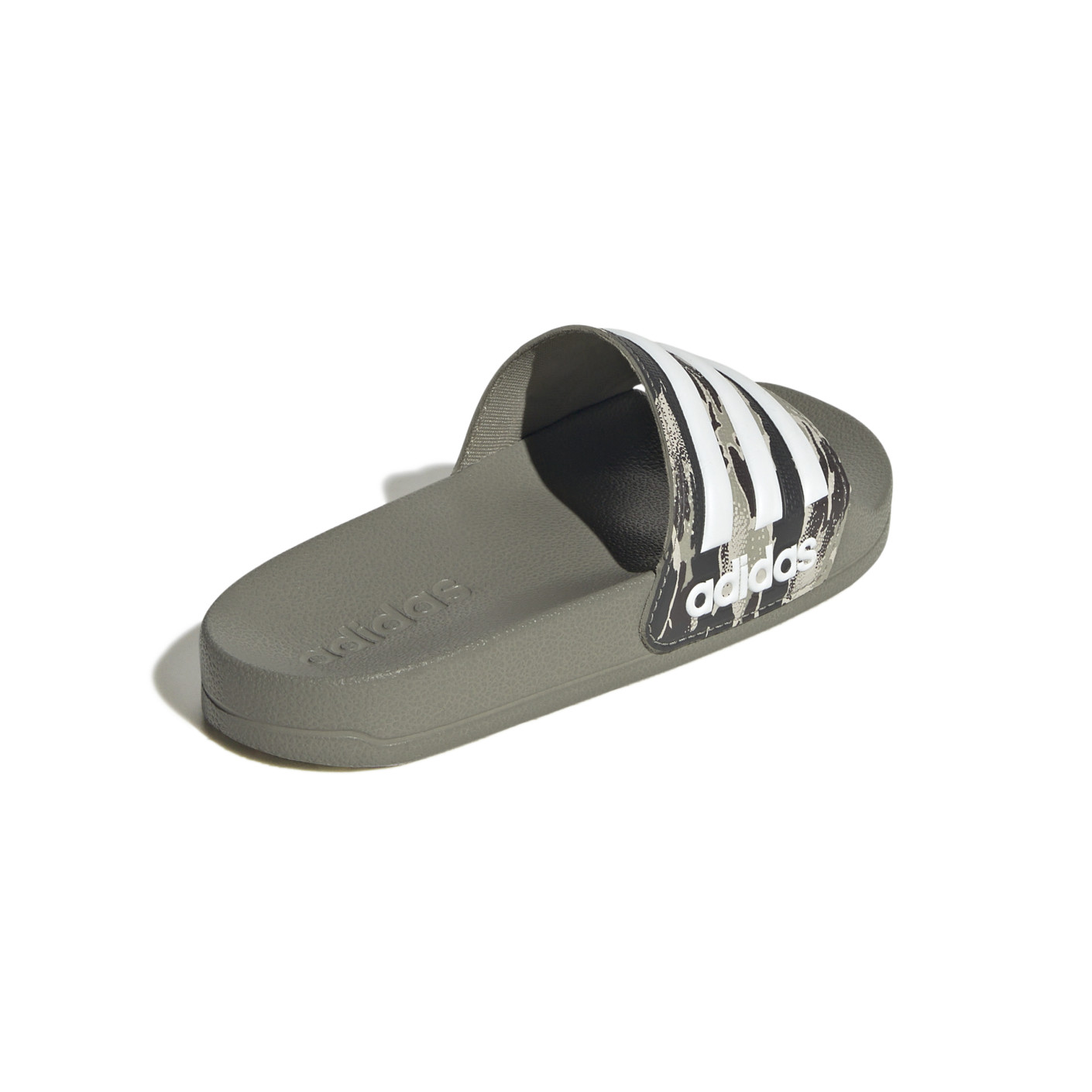 Adidas Adilette Shower Slippers Kids Camo Groen Wit