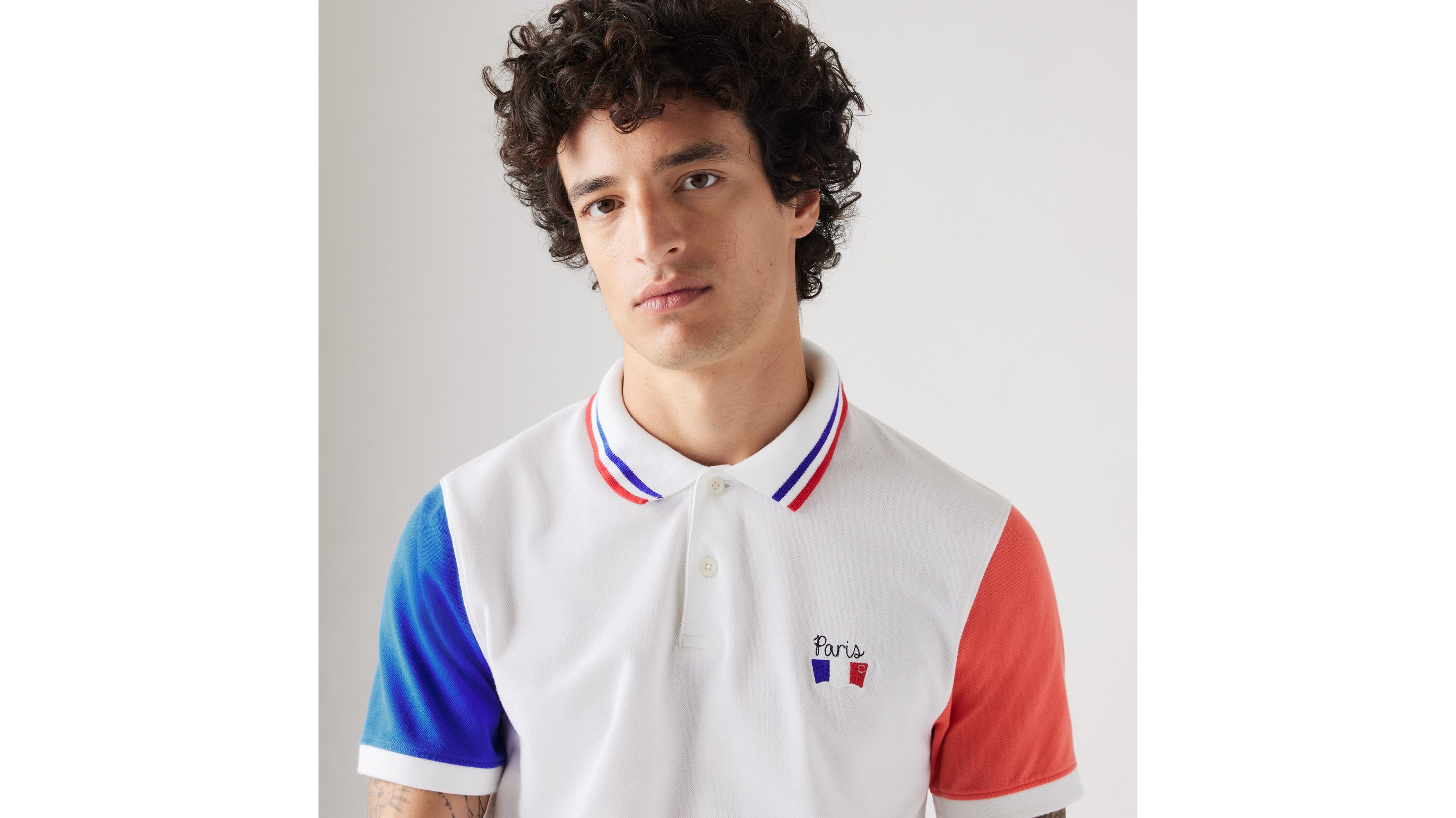 Chemise polo Housemark Slim - White + - Blanc