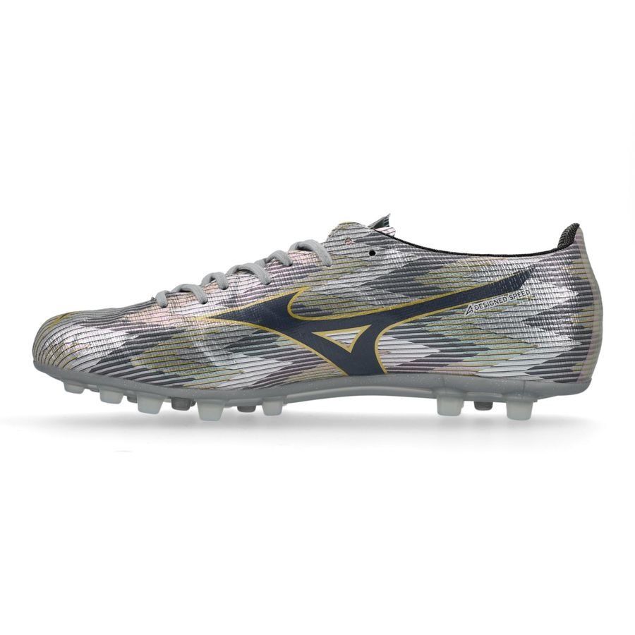 Mizuno Alpha II Elite AG Platinum Silver - Argent/Doré