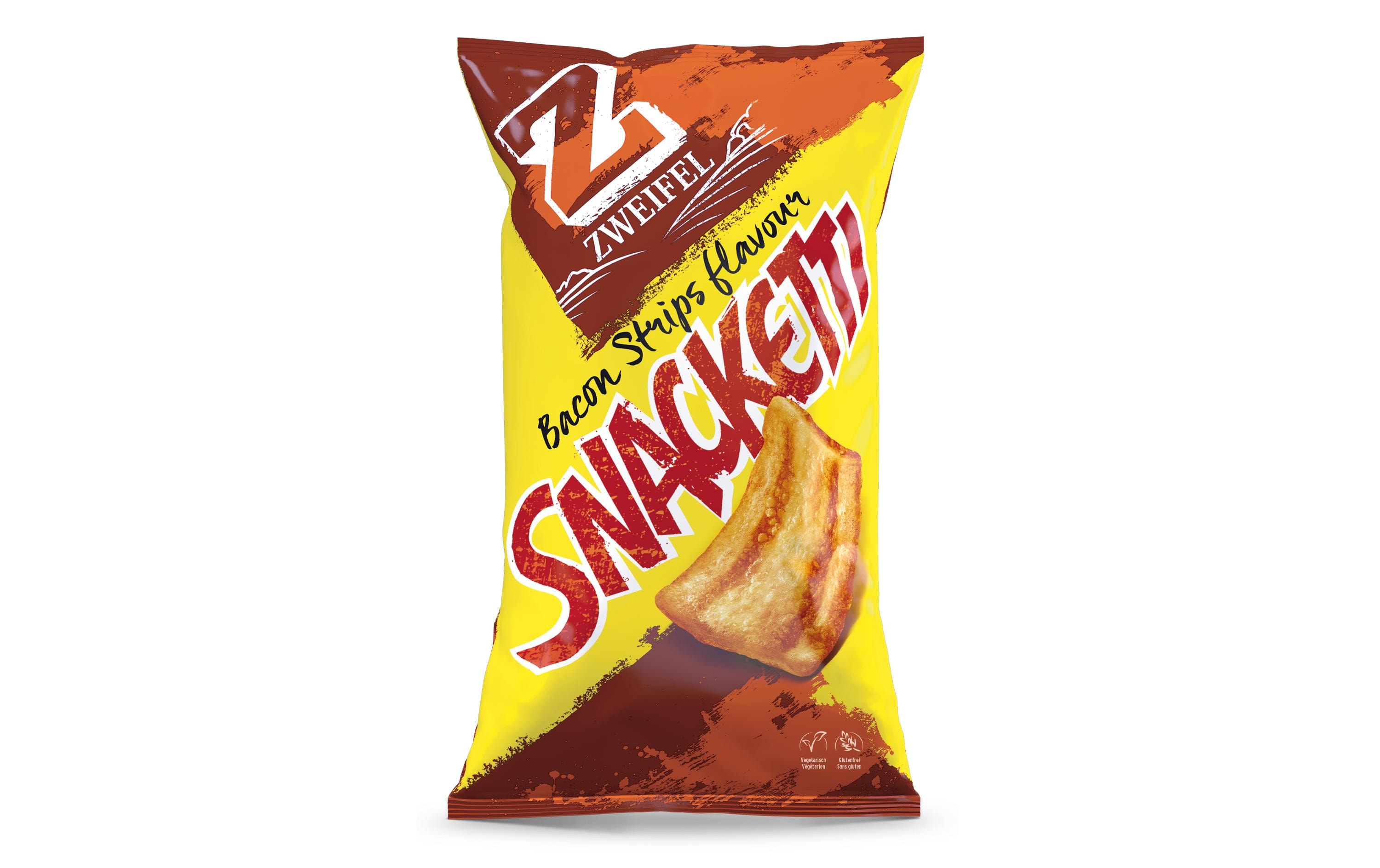 Chips Snacketti Bacon flavour Strips 75 gKartoffelchips-Strips